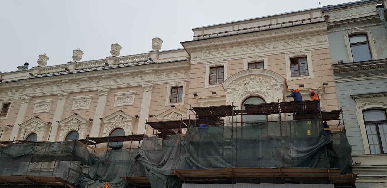 Реставрация фасада дома И. Ф. Громова